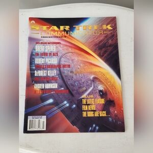 Vintage Star Trek Communicator Magazine #163 USS Enterprise Cover July/Aug 1995